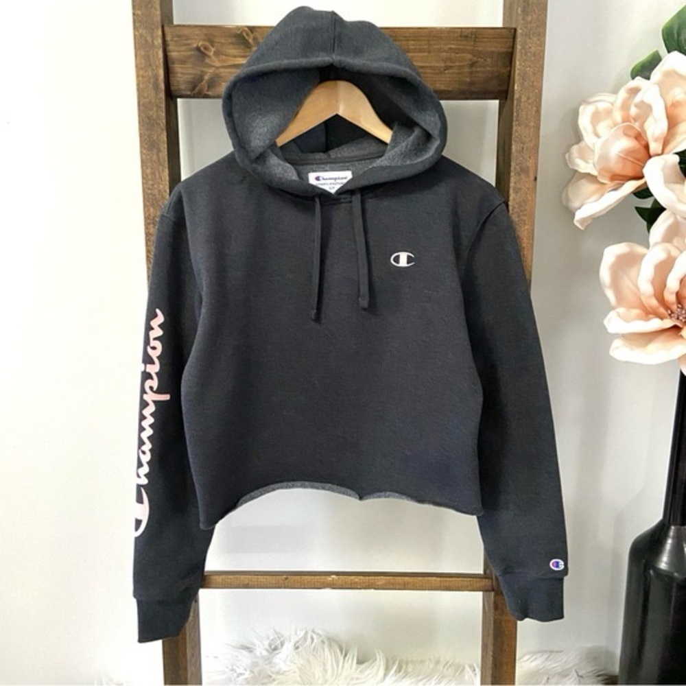 New Champion cropped hoody